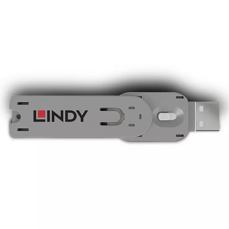 Lindy USB Type-A kľúč na blokovanie portov, biely