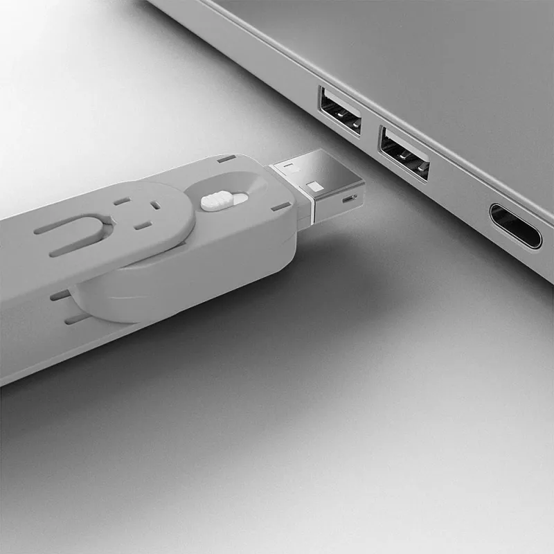 Lindy USB Type-A kľúč na blokovanie portov, biely