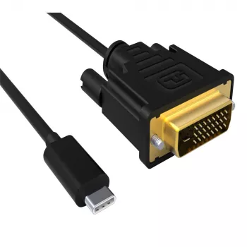 ACT USB Type-C na DVI konektor konverzný kábel 4K/30Hz, 2 metre