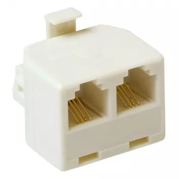 ACT RJ modulárny T-adapter: 2x RJ-12 samica - 1x RJ-12 samec