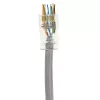 ACT RJ45 (8P/8C) CAT6 Easyconnect nechránený modulárny konektor pre okrúhly kábel s pevnými alebo flexibilnými vodičmi