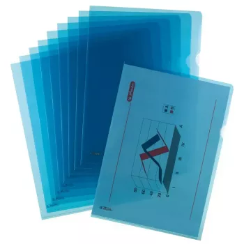 Fascikel polypropylén (PP) Herlitz 50009107 modrá A4