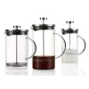 French press Ritzenhoff & Breker Rio 0,8 L čierna strieborná transparentná