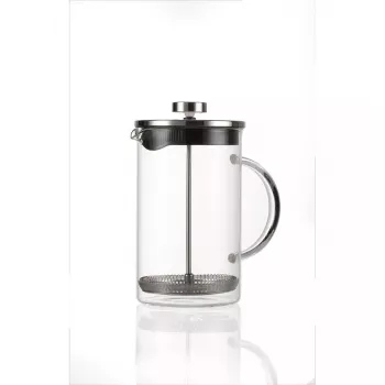 French press Ritzenhoff & Breker Rio 0,8 L čierna strieborná transparentná