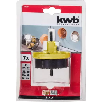 Sada dierových píl KWB 599000 7-dielna 6,3 cm pre plast a drevo