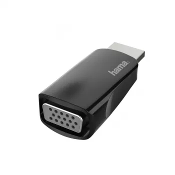 Hama 00200344 káblový adaptér HDMI VGA čierny