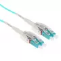 ACT 12 metrový multimode 50/125 OM3 polarizačný twist optický kábel s LC konektormi