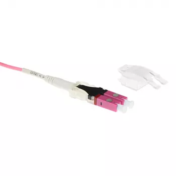 ACT 3 metrový multimode 50/125 OM4 polarizačný twist optický kábel s LC konektormi