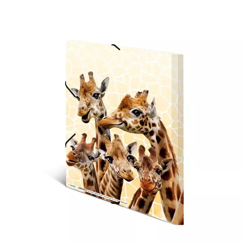 Bežný fascikel na dokumenty HERMA Giraffe Friends polypropylén (PP) viacfarebný A4