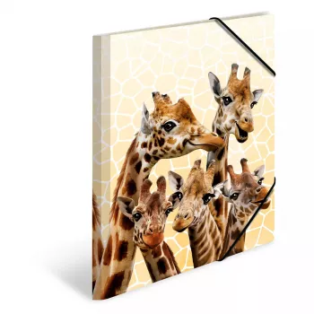 Bežný fascikel na dokumenty HERMA Giraffe Friends polypropylén (PP) viacfarebný A4