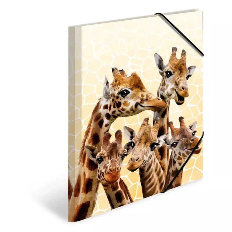 Bežný fascikel na dokumenty HERMA Giraffe Friends polypropylén A3