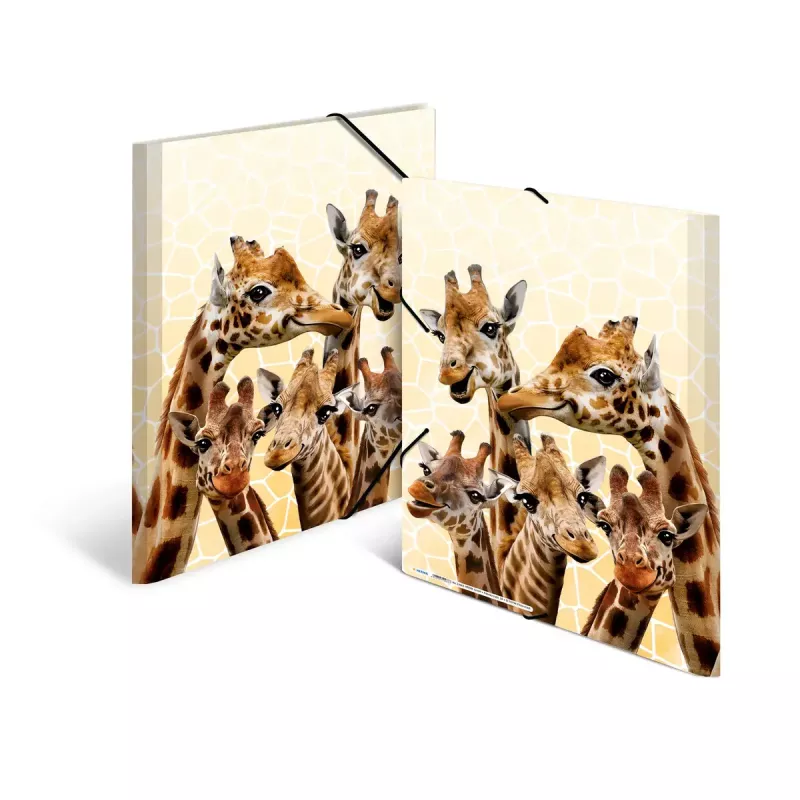 Bežný fascikel na dokumenty HERMA Giraffe Friends polypropylén A3