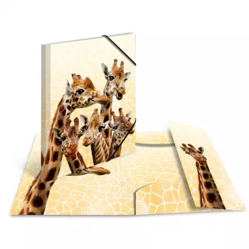 Bežný fascikel na dokumenty HERMA Giraffe Friends polypropylén A3