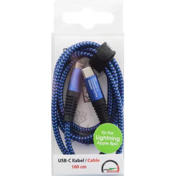 Lightning kábel 2GO 797196 1 m modrý USB-C