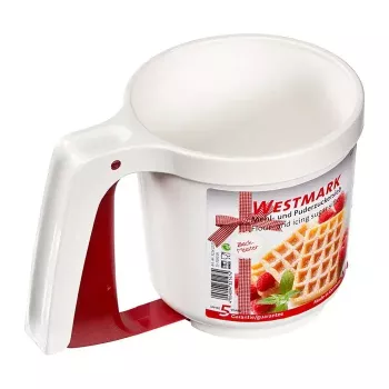 Sito na múku Westmark 32142270, plast, biele, Ø 10,8 cm, výška 110 mm