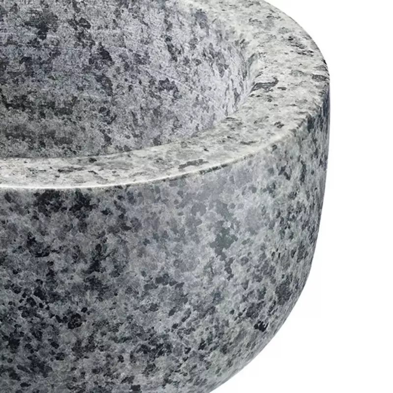 Mažiar a palička Westmark žula sivý — žula, Ø 13 cm, 131×131 mm