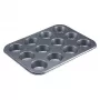 Westmark 32902270 forma na muffiny pre 12 muffinov, obdĺžniková, oceľ, čierna