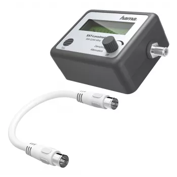 Hama 00305122 Satelitný vyhľadávač 950 - 2250 MHz Vstavaný displej Akustický alarm Analógový 1 kus