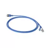 ACT modrý 7 m LSZH U/FTP CAT6A slimline patch kábel pre dátové centrum s ochranou zaťahovacej poistky a RJ45 konektormi