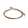 ACT hnedý 3 metre LSZH U/FTP CAT6A Datacenter Slimline patch kábel s RJ45 konektormi