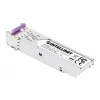 Intellinet Gigabit Fiber WDM Bi-Directional SFP optický transceiver modul 1000Base-BX-U (LC) single-mode port, 80 km, BiDi WDM (RX1550/TX1490), MSA-kompatibilný pre maximálnu kompatibilitu, strieborná
