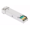 Intellinet Gigabit Fiber WDM Bi-Directional SFP optický transceiver modul 1000Base-BX-U (LC) single-mode port, 80 km, BiDi WDM (RX1550/TX1490), MSA-kompatibilný pre maximálnu kompatibilitu, strieborná