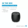 HP čierny Bluetooth reproduktor 360, káblový a bezdrôtový, mono prenosný reproduktor, čierny, valec, tlačidlá, univerzálny
