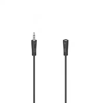 Audio kábel Hama 00200734 1.5 m 3.5 mm konektor samec na konektor samica čierny
