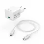 Hama 00201675 mobilná nabíjačka headset, powerbanka, smartphone, tablet biela AC rýchlonabíjanie interiér