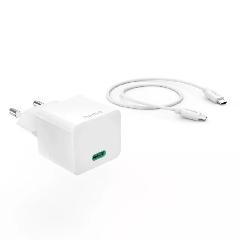 Hama 00201675 mobilná nabíjačka headset, powerbanka, smartphone, tablet biela AC rýchlonabíjanie interiér