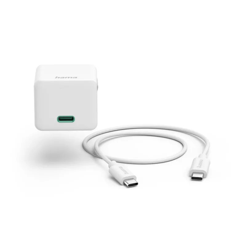 Hama 00201675 mobilná nabíjačka headset, powerbanka, smartphone, tablet biela AC rýchlonabíjanie interiér