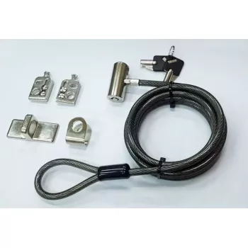 Káblový zámok eSTUFF GLB220107 dĺžka 2 m hrúbka 10 mm