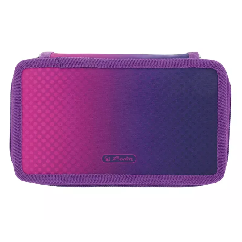 Herlitz TriCase Dip Dye 31 ks ružová fialová polyester 190x115x70 mm