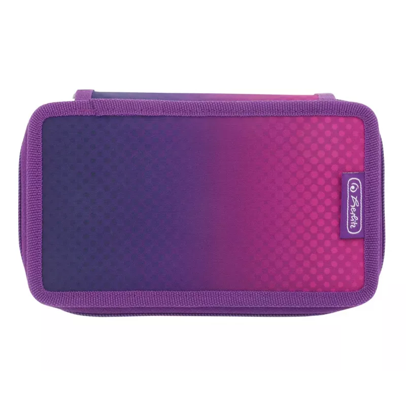 Herlitz TriCase Dip Dye 31 ks ružová fialová polyester 190x115x70 mm