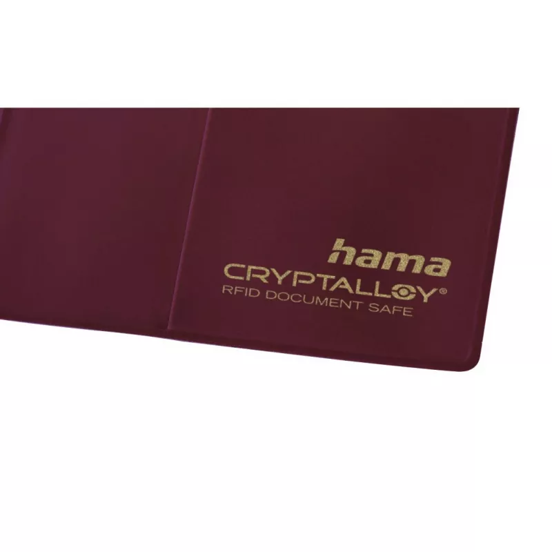 Hama medzinárodné puzdro na cestovný pas burgundské polyetylén