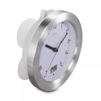 Hama Mauritius quartzové hodinky okrúhle strieborná, biela