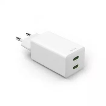 Hama 00125116 nabíjačka pre mobilné zariadenia powerbank, smartphone, tablet biela AC rýchle nabíjanie interiér