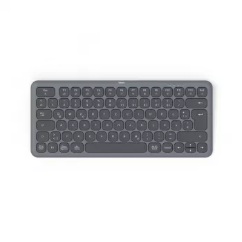 Hama WK-500 klávesnica domov/kancelária RF Wireless + Bluetooth QWERTZ nemecká čierna, tmavosivá