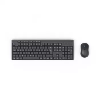 Hama WKM-200 klávesnica myš v balení domov/kancelária RF Wireless QWERTZ nemecká čierna