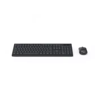Hama WKM-200 klávesnica myš v balení domov/kancelária RF Wireless QWERTZ nemecká čierna