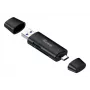 Equip 245462 čítačka kariet USB 3.2 Gen 1 (3.1 Gen 1) Type-A/Type-C čierna