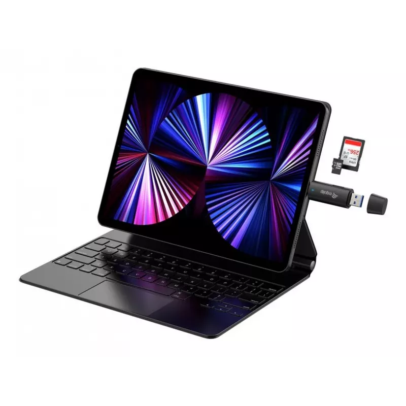 Equip 245462 čítačka kariet USB 3.2 Gen 1 (3.1 Gen 1) Type-A/Type-C čierna