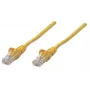 Intellinet sieťový patch kábel, Cat5e, 1 m, žltý, CCA, U/UTP, PVC, RJ45, pozlátené kontakty, bez aretačnej západky, zalisovaná ochrana proti zlomeniu, doživotná záruka