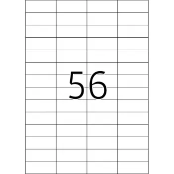 HERMA Premium etikety A4 52,5 x 21,2 mm, biely papier matný, 11200 kusov