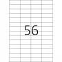 HERMA Premium etikety A4 52,5 x 21,2 mm, biely papier matný, 11200 kusov