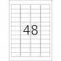 Etikety HERMA Premium A4 48,3 x 16,9 mm biele papier matné 12800 kusov
