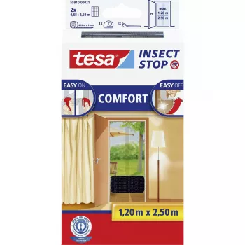 Dverová sieťka proti hmyzu Tesa Comfort, 2 x 0,65 x 2,50 m