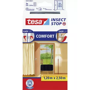 Dverová sieťka proti hmyzu Tesa Comfort, 2 x 0,65 x 2,50 m