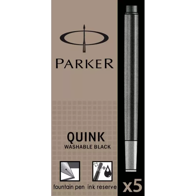 Parker Cartus Čierna 5 ks