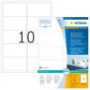 Odnímateľné adresné etikety HERMA 10316 A4 99,1x57 mm biele